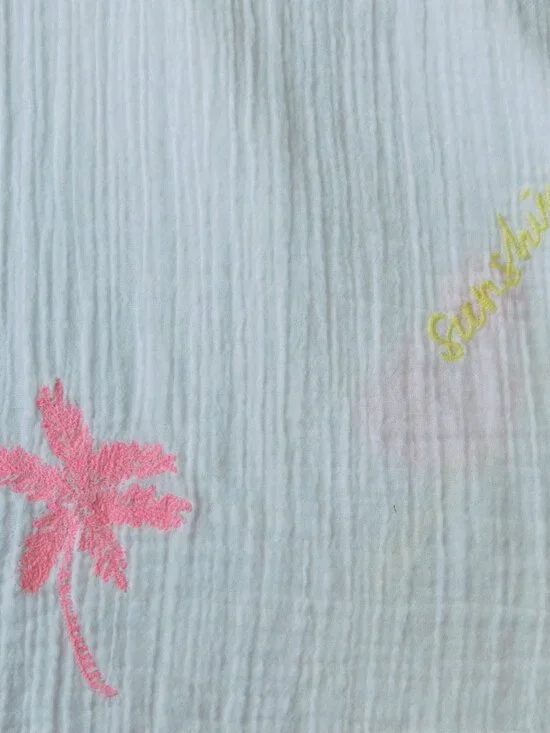 Lilly Pulitzer Kwitney Embroidered Long Sleeve Coverup | Gauze | Prep | EUC | M - Picture 6 of 9